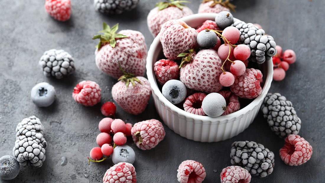 difference between frozen and fresh berries