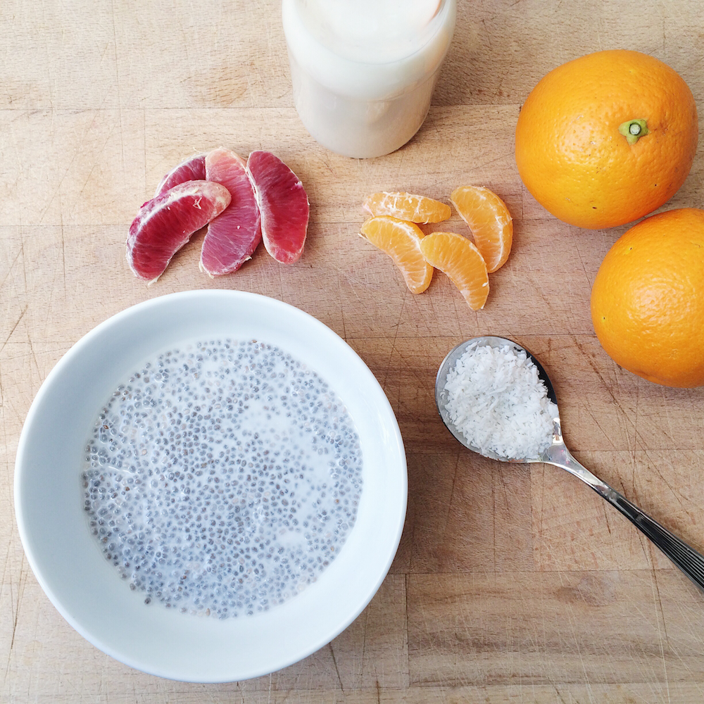 Chia seeds as a healthy breakfast