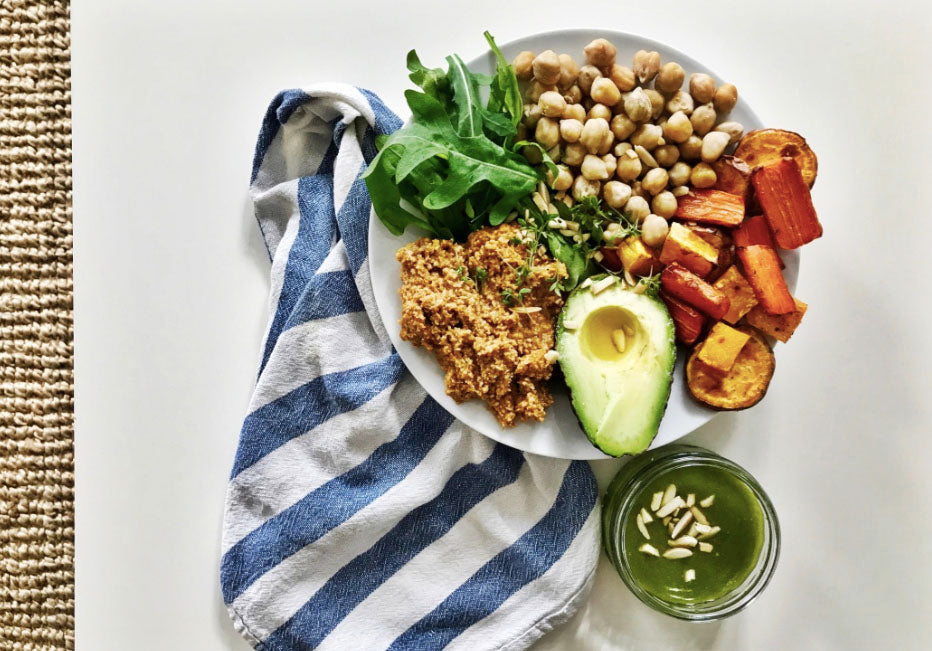 Easy Buddha Bowl with Verival Pumpkin & Tomato Porridge