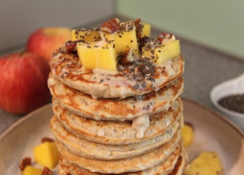 Recipe: Vegan chia seed pancakes