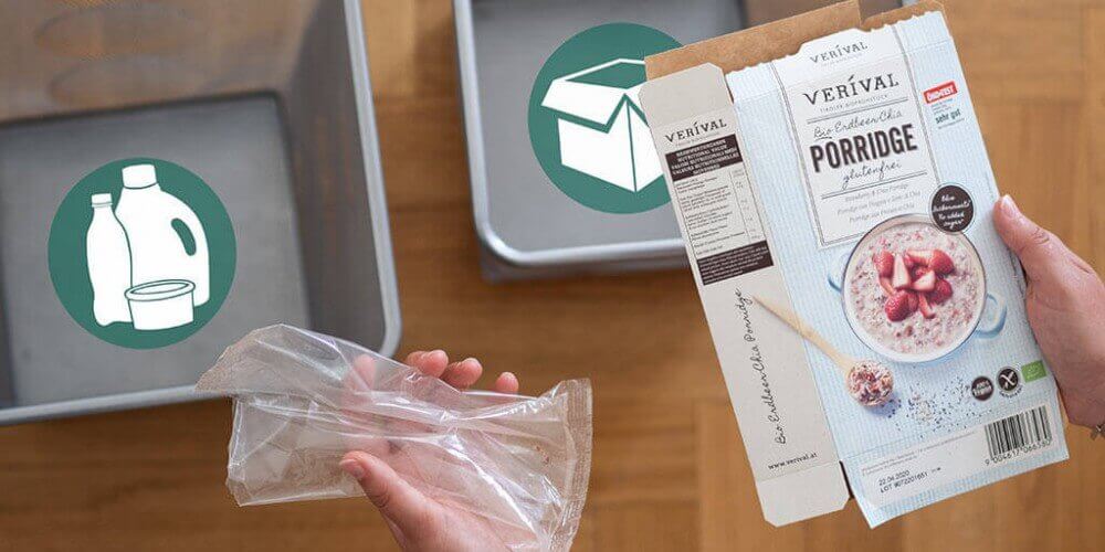 Sustainable packaging at Verival