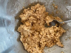 Rezept Porridge Peanut Butter Eggs Teig