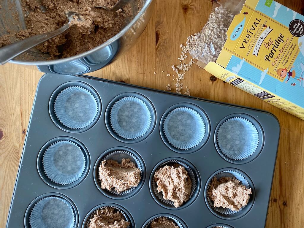 Recipe Breakfast Muffins With Cocoa And Banana Verival Blog 