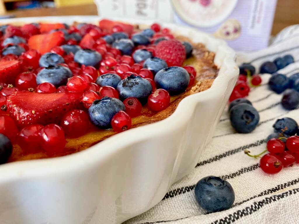 Recipe berry porridge tart 