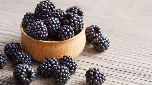 Blackberries close-up