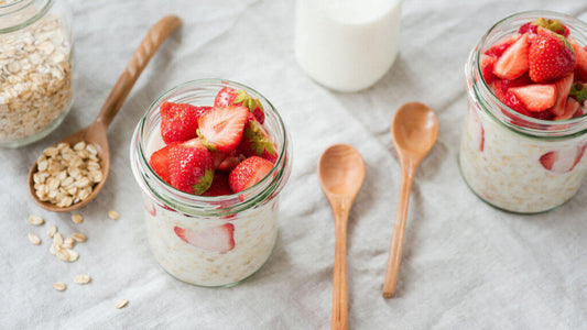 Overnight oats as a healthy breakfast