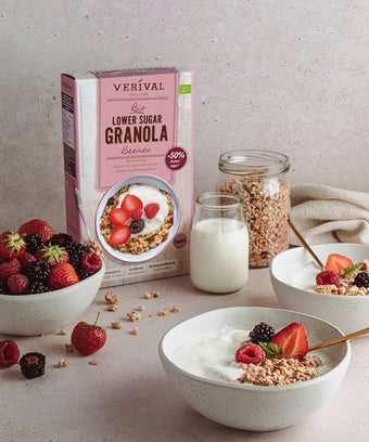 New: Cocoa-Cherry Granola 